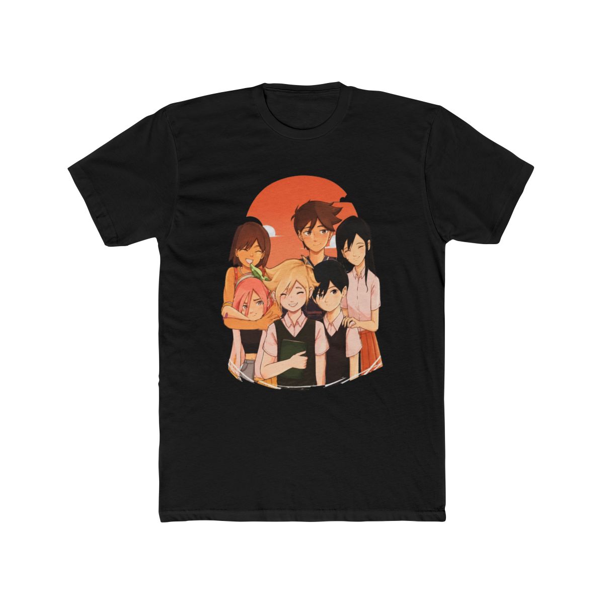 omori game tshirt - Omori anime fanart T Shirt - Basil Sunny Tshirt - alternate angle 3, merchandise
