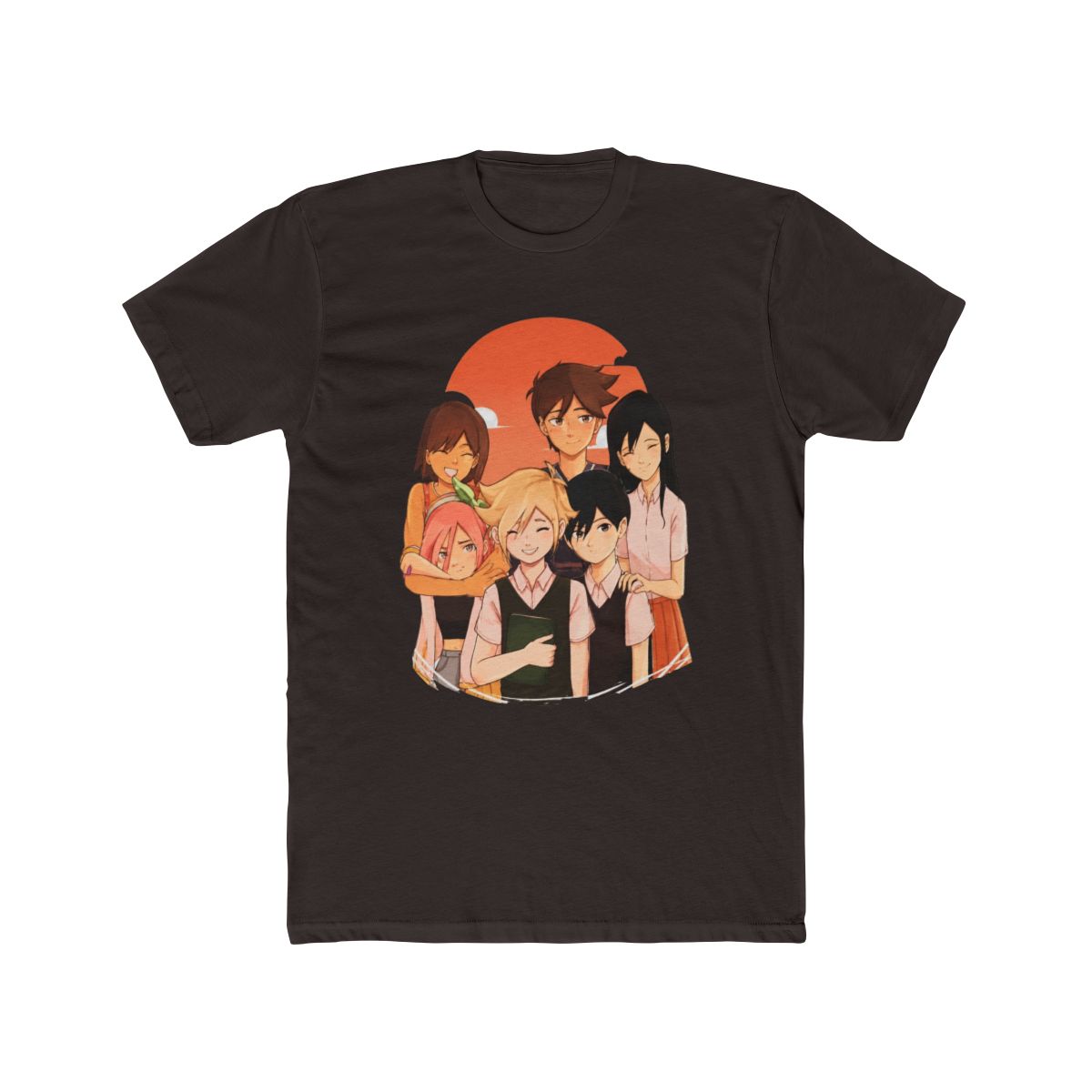 omori game tshirt - Omori anime fanart T Shirt - Basil Sunny Tshirt - alternate angle 2, merchandise